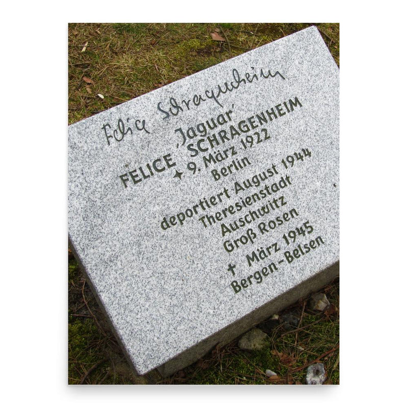Felice Schragenheim poster print, in size 18x24 inches.