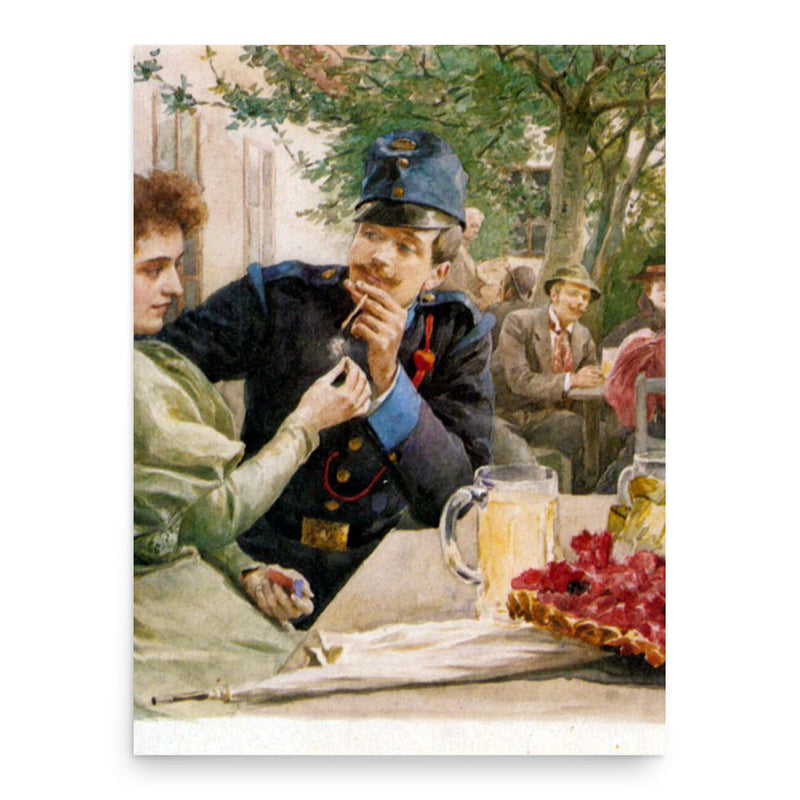 Felician Myrbach poster print, in size 18x24 inches.