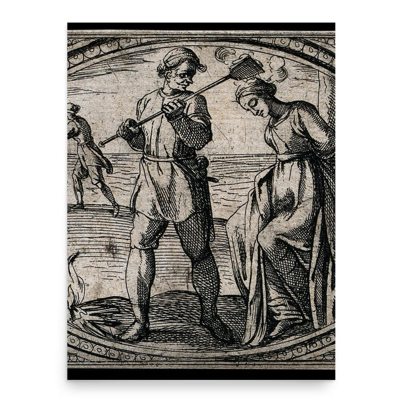 Felicula poster print, in size 18x24 inches.