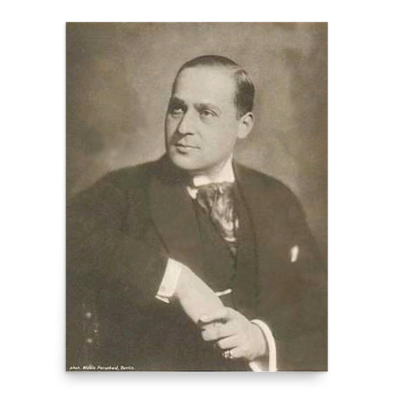 Felix Basch poster print, in size 18x24 inches.