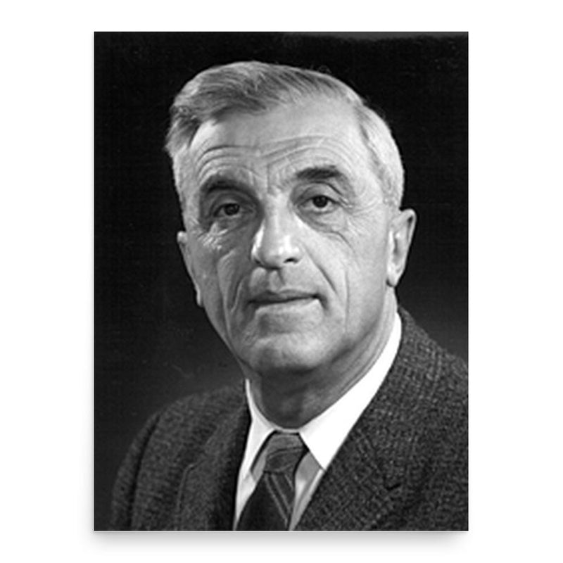 Felix Bloch poster print, in size 18x24 inches.