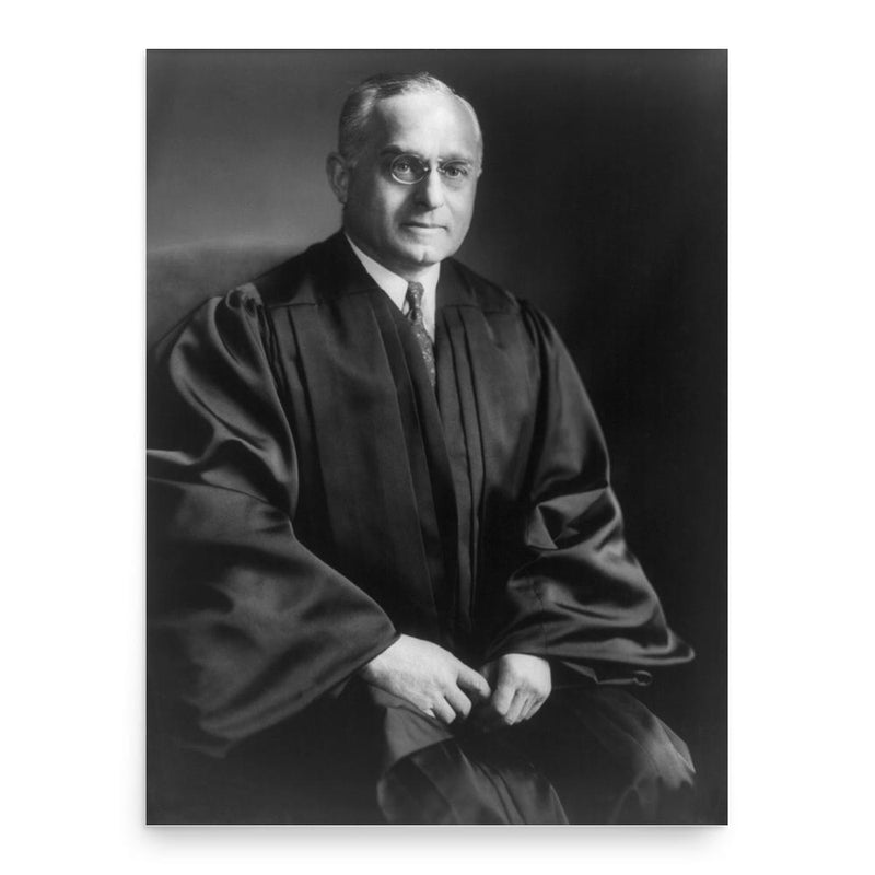 Felix Frankfurter poster print, in size 18x24 inches.