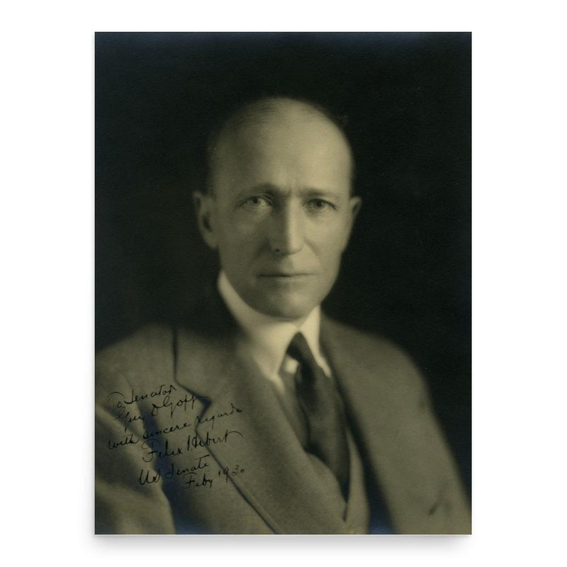 Felix Hebert poster print, in size 18x24 inches.