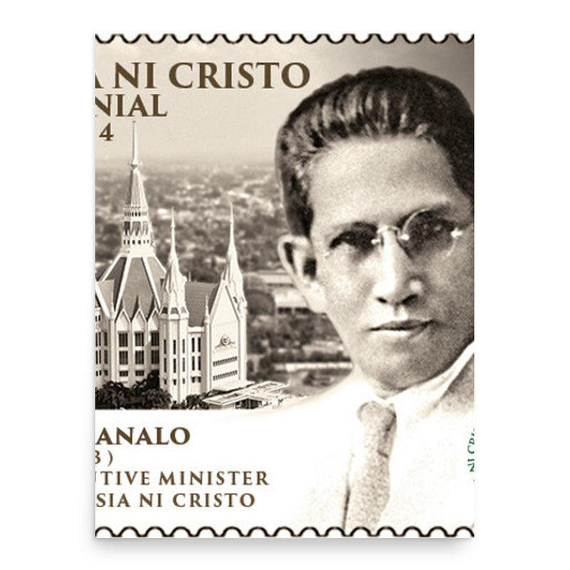 Felix Manalo poster print, in size 18x24 inches.
