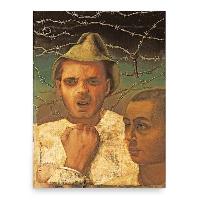 Felix Nussbaum poster print, in size 18x24 inches.