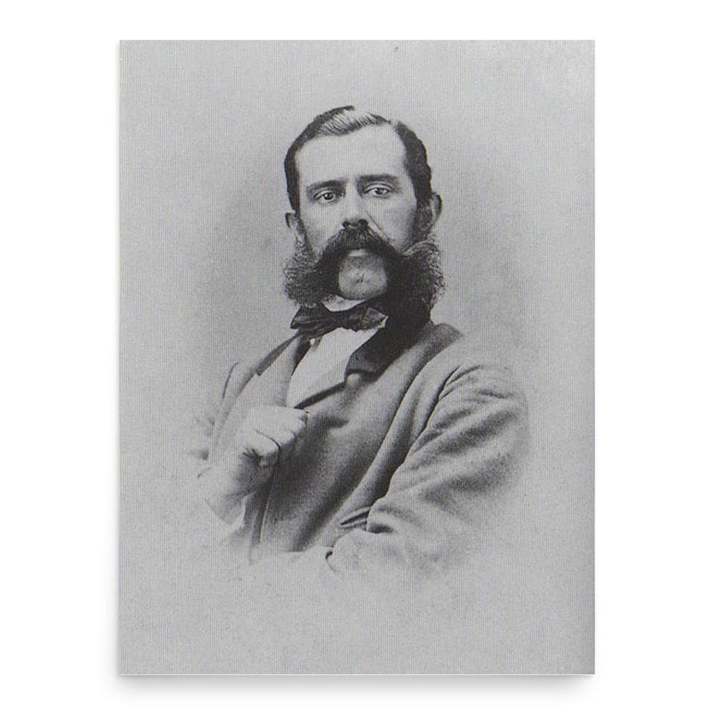 Felix Philipp Kanitz poster print, in size 18x24 inches.