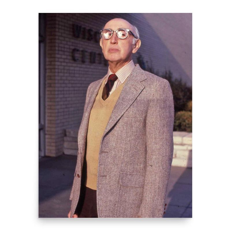 Felix Pollak poster print, in size 18x24 inches.