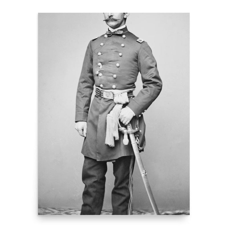 Felix Salm-Salm poster print, in size 18x24 inches.