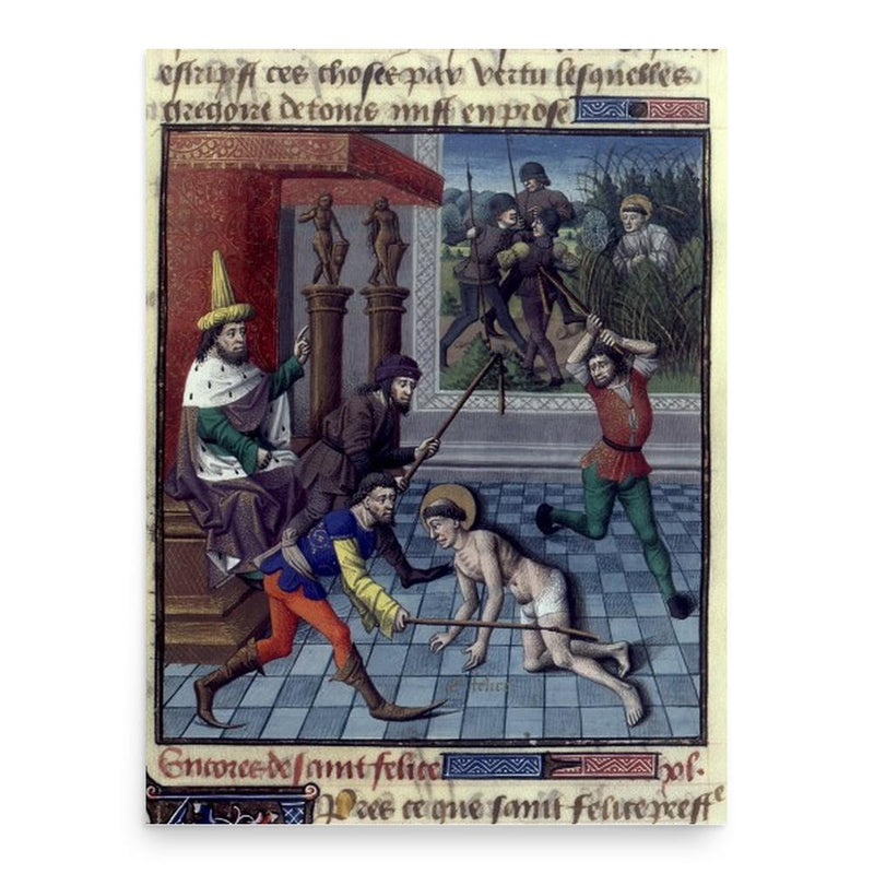 Felix of Nola poster print, in size 18x24 inches.