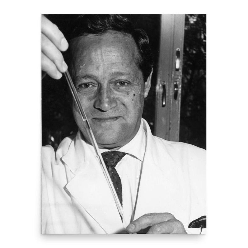 Feodor Lynen poster print, in size 18x24 inches.