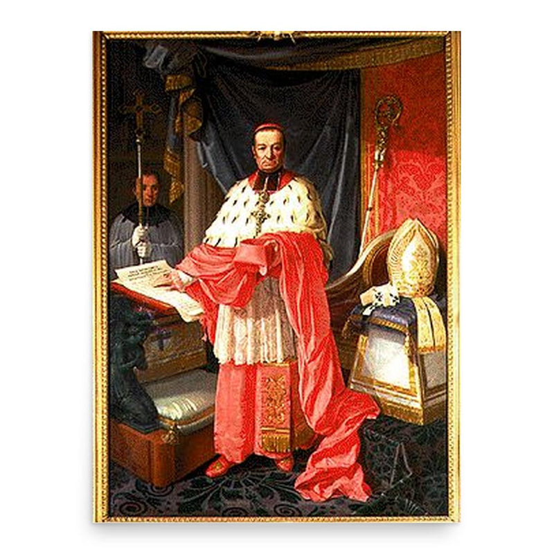 Ferdinand August von Spiegel poster print, in size 18x24 inches.