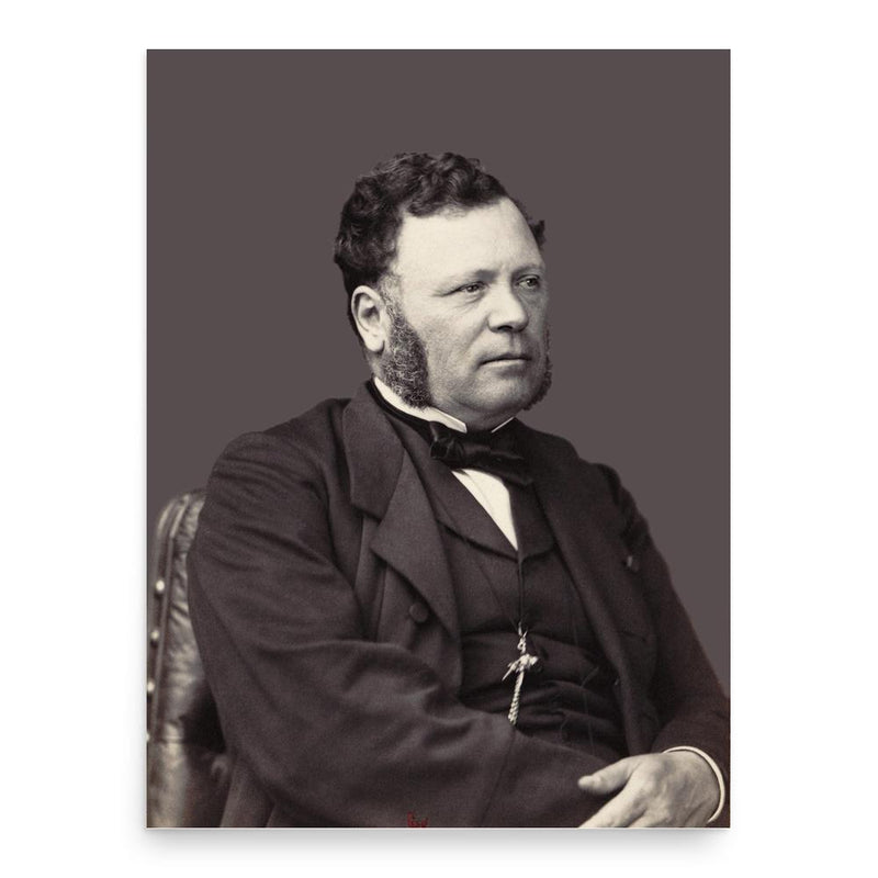 Ferdinand Barrot poster print, in size 18x24 inches.