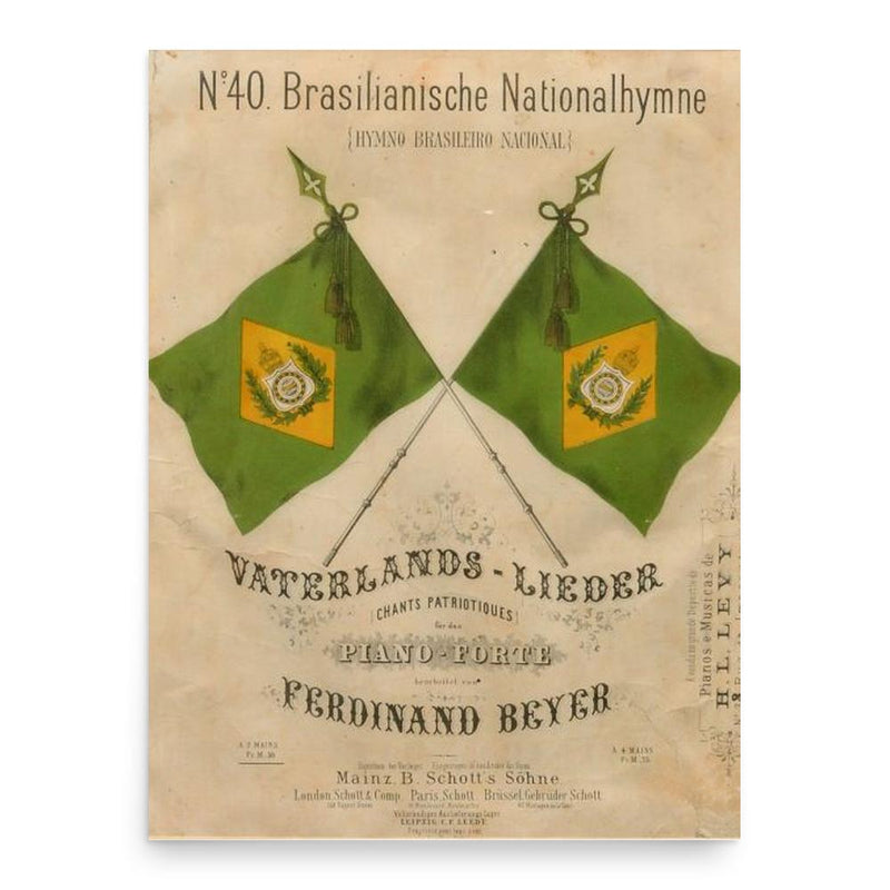 Ferdinand Beyer poster print, in size 18x24 inches.