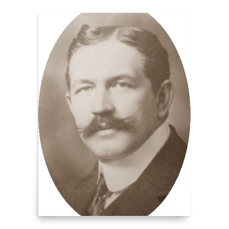 Ferdinand Chalandon poster print, in size 18x24 inches.