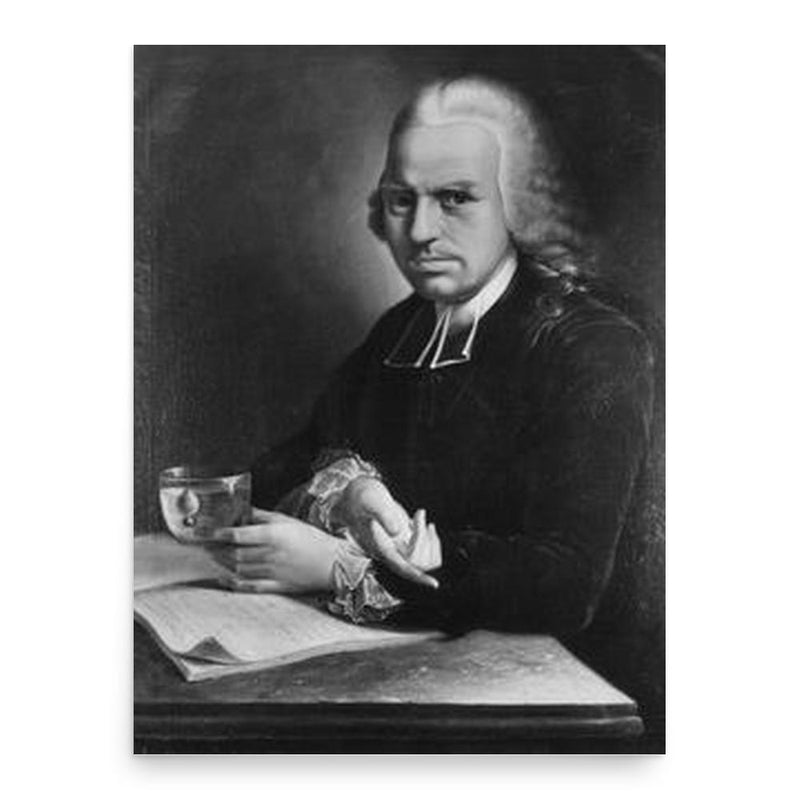 Ferdinand Christoph Oetinger poster print, in size 18x24 inches.