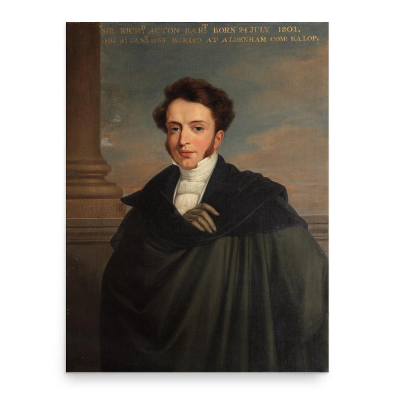 Ferdinand Dalberg-Acton poster print, in size 18x24 inches.