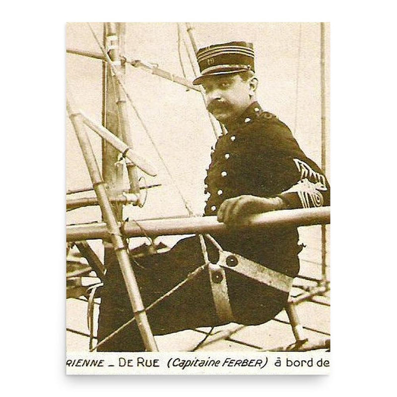 Ferdinand Ferber poster print, in size 18x24 inches.