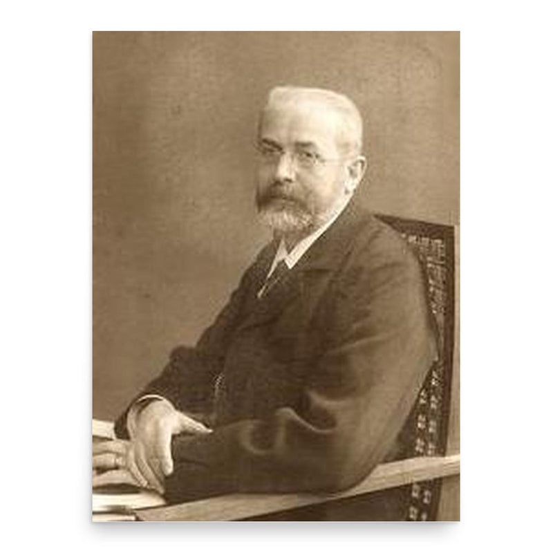 Ferdinand Georg Frobenius poster print, in size 18x24 inches.