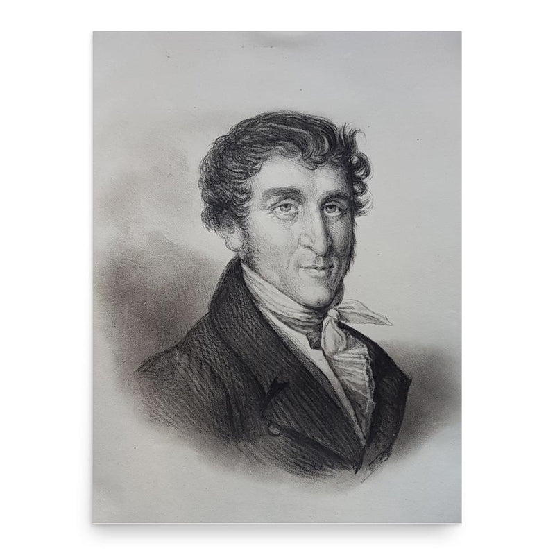 Ferdinand Gotthelf Hand poster print, in size 18x24 inches.