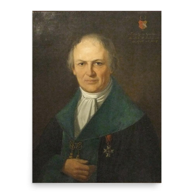 Ferdinand Gottlieb von Gmelin poster print, in size 18x24 inches.