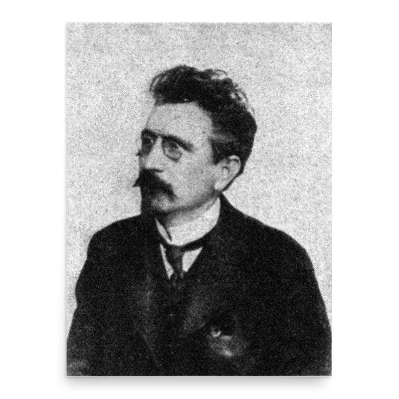 Ferdinand Hanusch poster print, in size 18x24 inches.