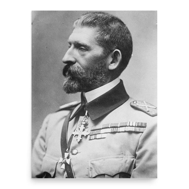 Ferdinand I of Romania poster print, in size 18x24 inches.