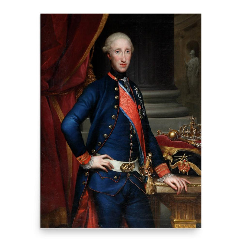 Ferdinand I of the Two Sicilies poster print, in size 18x24 inches.