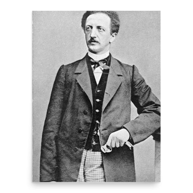 Ferdinand Lassalle poster print, in size 18x24 inches.