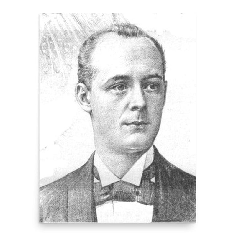 Ferdinand Martini poster print, in size 18x24 inches.