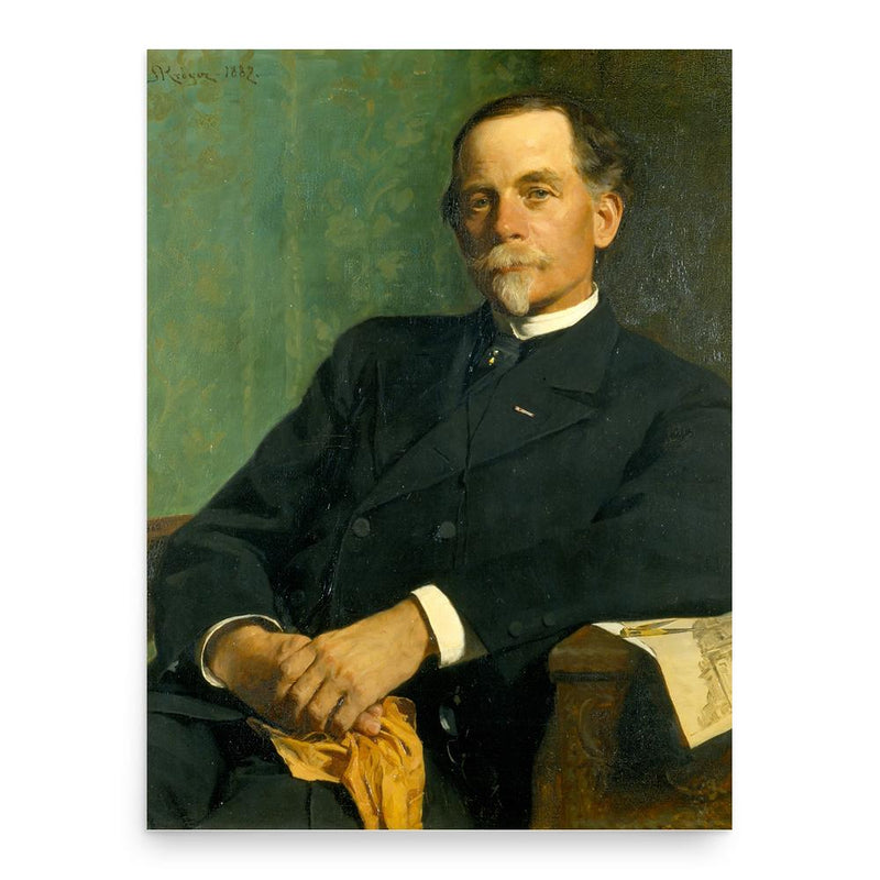 Ferdinand Meldahl poster print, in size 18x24 inches.