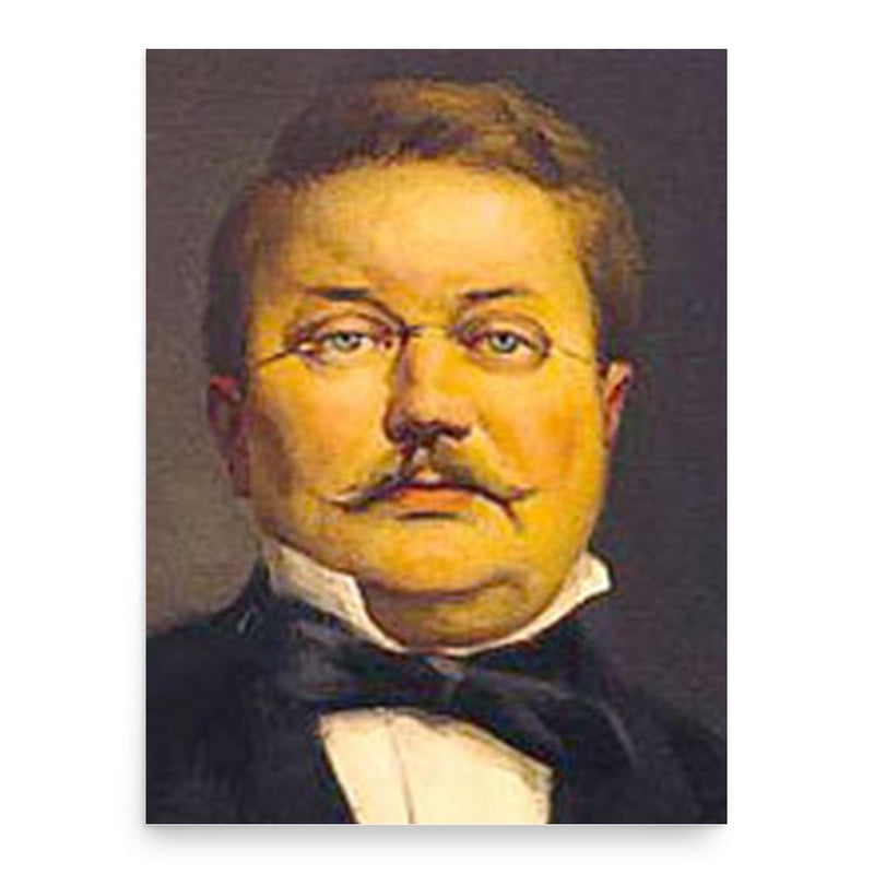 Ferdinand Ritter von Hebra poster print, in size 18x24 inches.