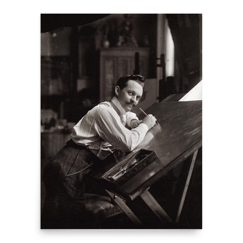 Ferdinand Schmutzer poster print, in size 18x24 inches.