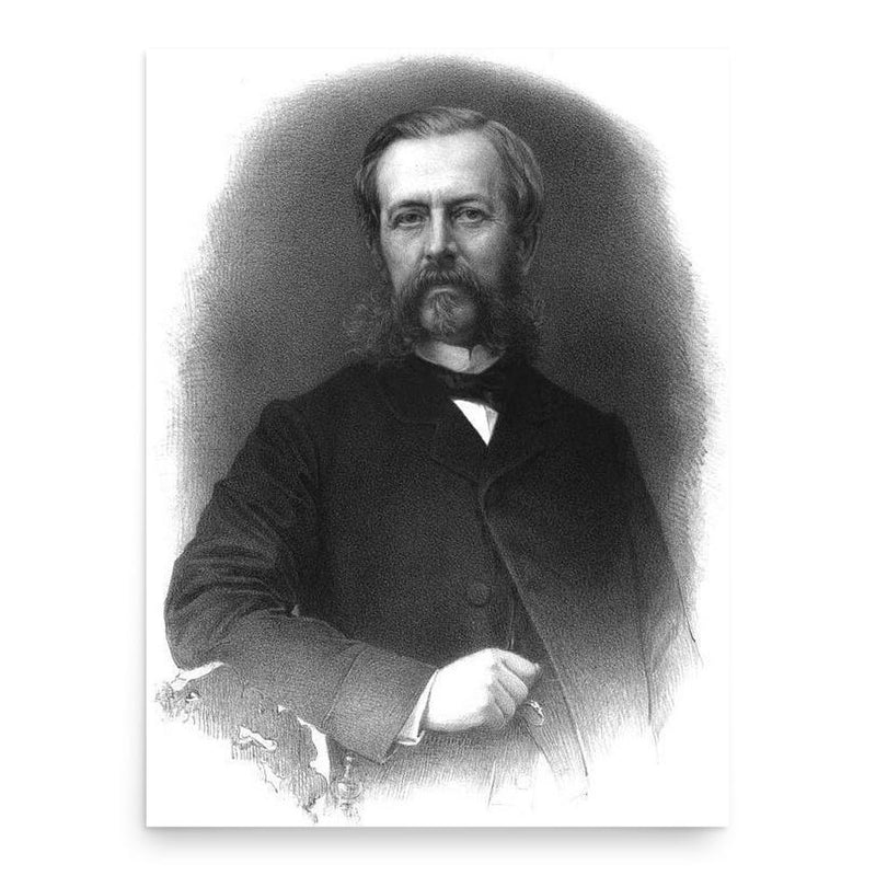 Ferdinand de Lasteyrie poster print, in size 18x24 inches.