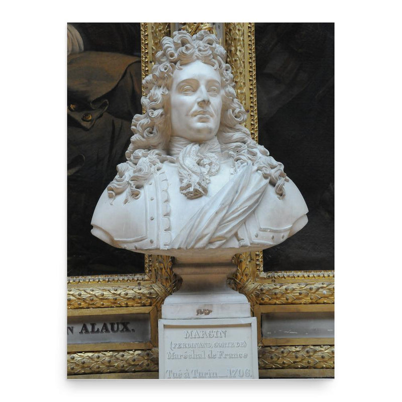 Ferdinand de Marsin poster print, in size 18x24 inches.