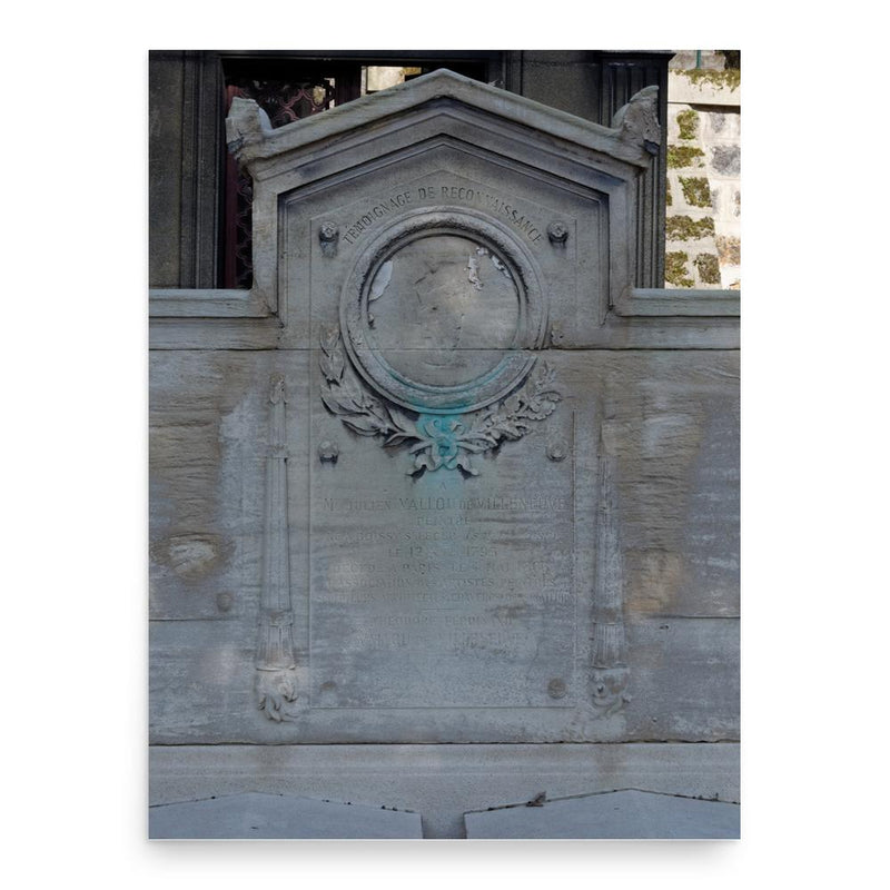 Ferdinand de Villeneuve poster print, in size 18x24 inches.