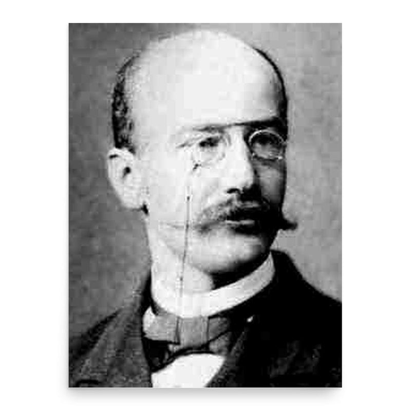 Ferdinand von Lindemann poster print, in size 18x24 inches.