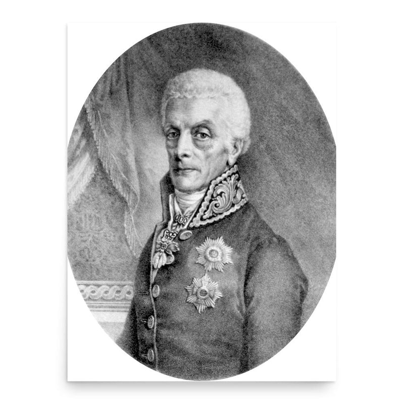 Ferdinand von Trauttmansdorff poster print, in size 18x24 inches.