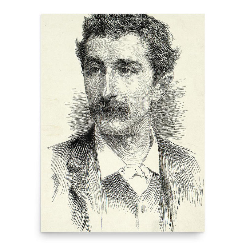 Ferdinando Fontana poster print, in size 18x24 inches.