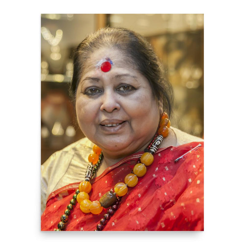 Ferdousi Priyabhashini poster print, in size 18x24 inches.