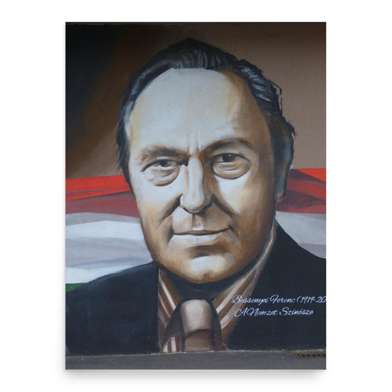 Ferenc Bessenyei poster print, in size 18x24 inches.