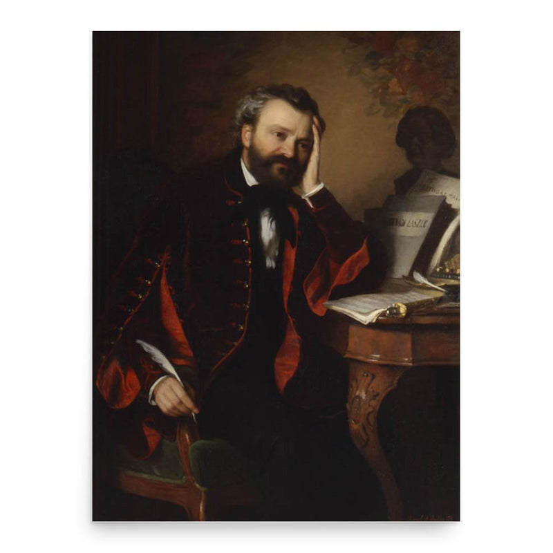 Ferenc Erkel poster print, in size 18x24 inches.