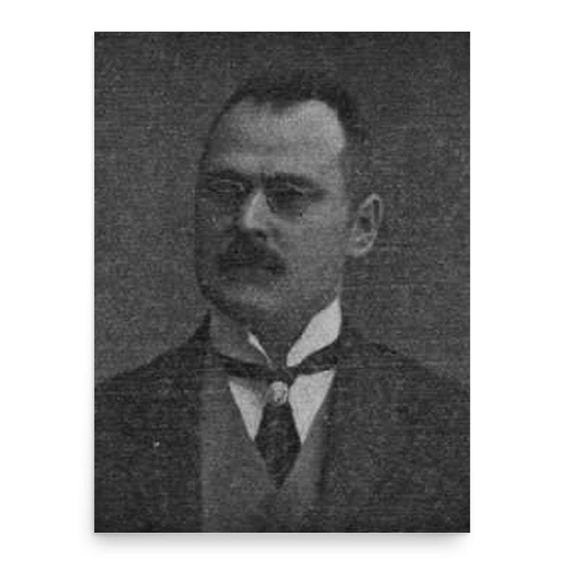 Ferenc Harrer poster print, in size 18x24 inches.