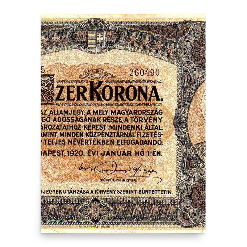 Ferenc Helbing poster print, in size 18x24 inches.