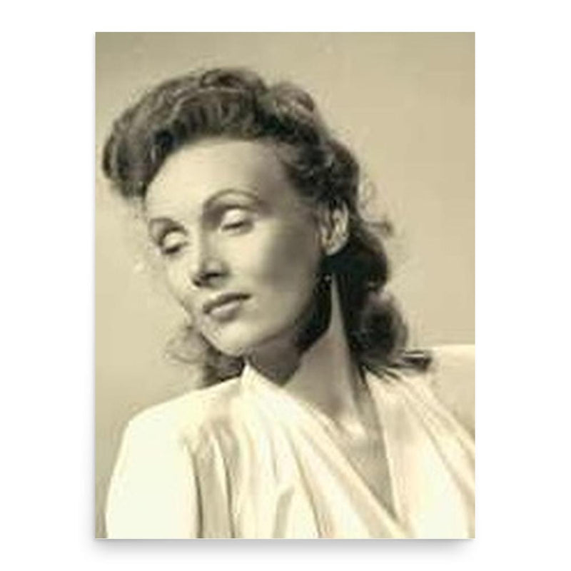 Fern Persons poster print, in size 18x24 inches.