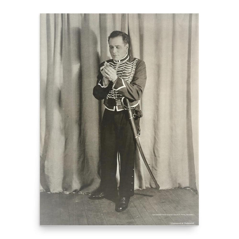 Fernand Ansseau poster print, in size 18x24 inches.