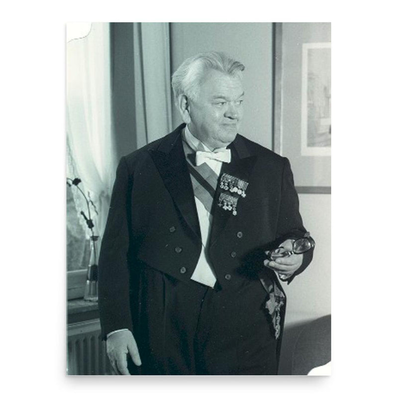 Fernand Dehousse poster print, in size 18x24 inches.