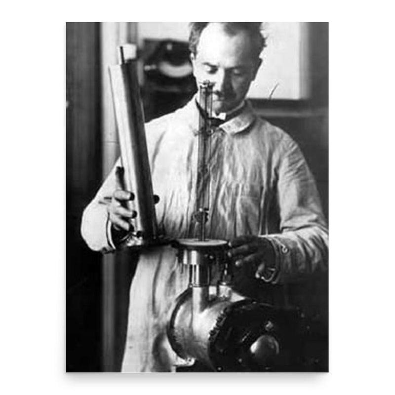 Fernand Holweck poster print, in size 18x24 inches.