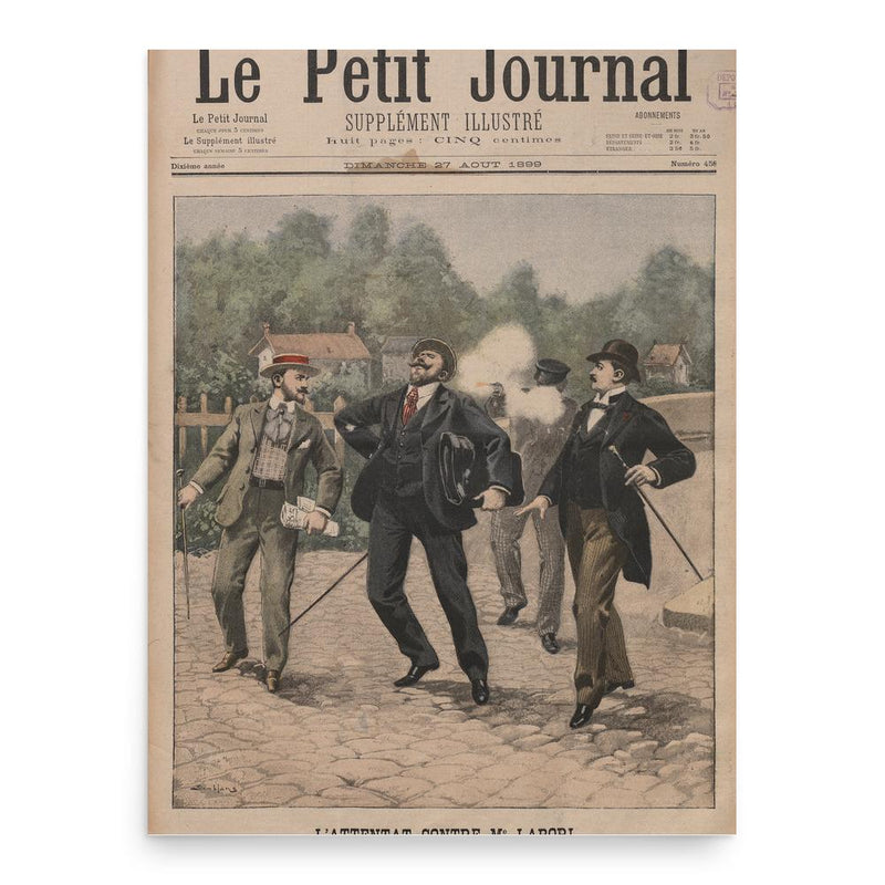 Fernand Labori poster print, in size 18x24 inches.