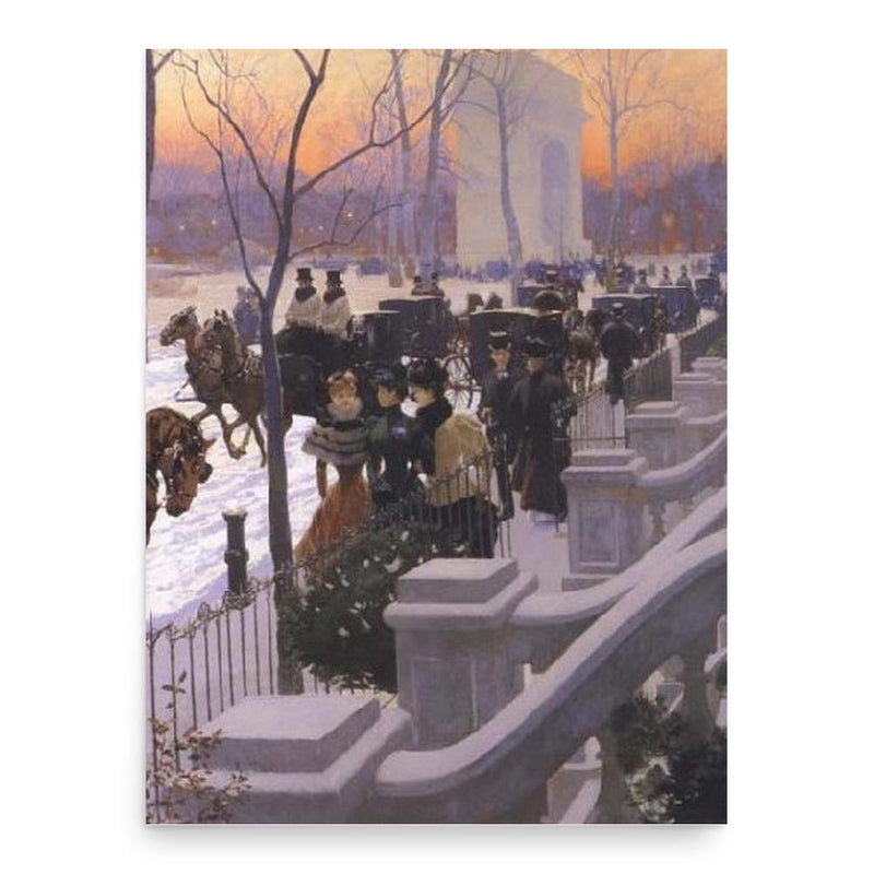 Fernand Lungren poster print, in size 18x24 inches.