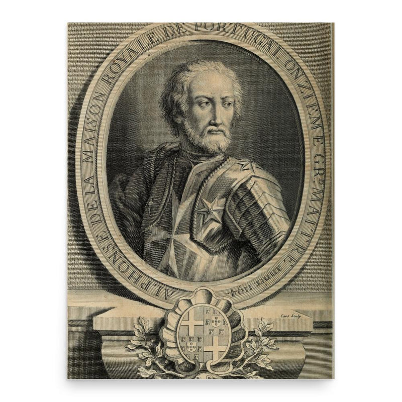 Fernando Afonso of Portugal poster print, in size 18x24 inches.